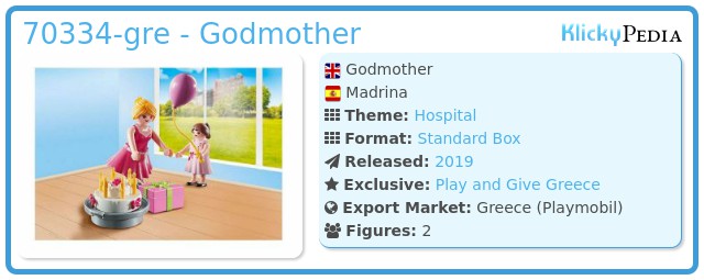 Playmobil 70334-gre - Godmother