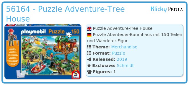 Playmobil 56164 - Puzzle Adventure-Tree House