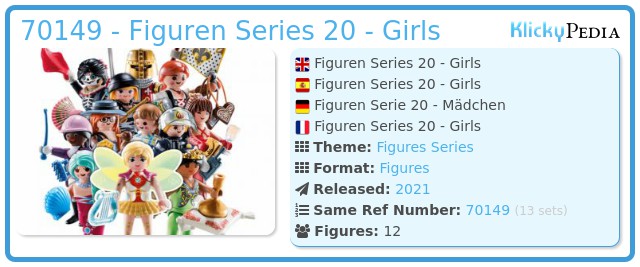 Playmobil 70149 - Figuren Series 20 - Girls