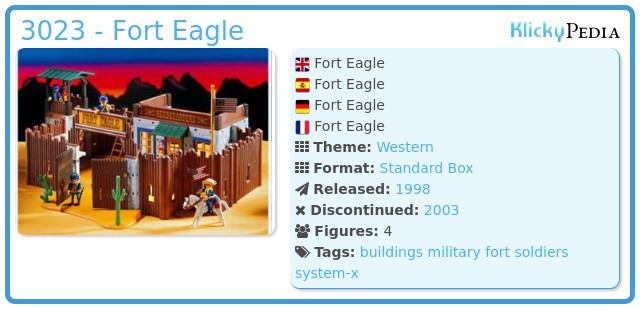 Playmobil 3023 - Fort Eagle