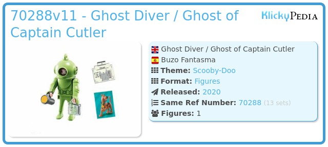 Playmobil 70288v11 - Ghost Diver / Ghost of Captain Cutler