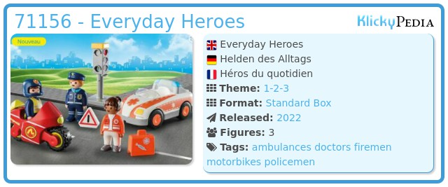 Playmobil 71156 - Everyday Heroes