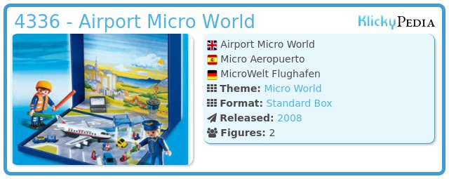 Playmobil 4336 - Airport Micro World