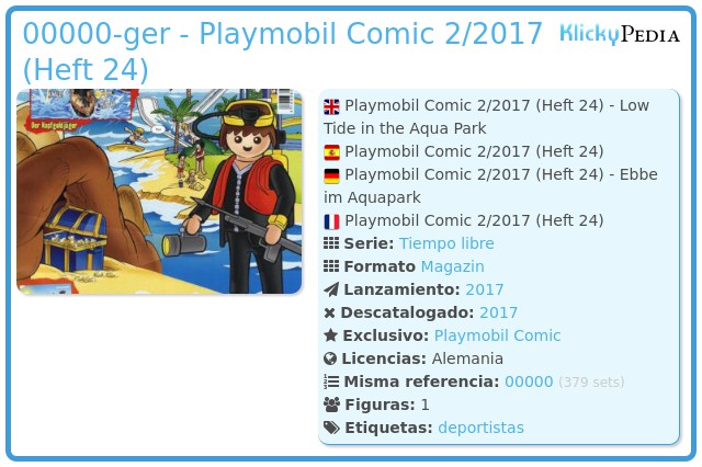Playmobil 00000-ger - Playmobil Comic 2/2017 (Heft 24)