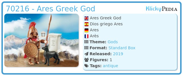 Playmobil 70216 - Ares Greek God