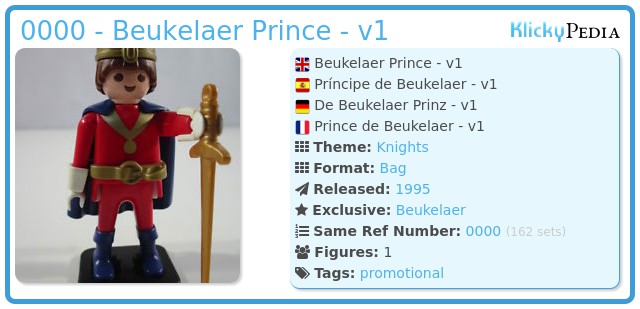 Playmobil 0000 - Beukelaer Prince - v1