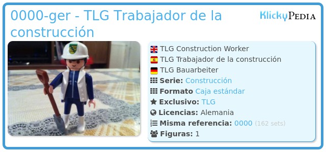 Playmobil 0000-ger - TLG Trabajador de la construcción