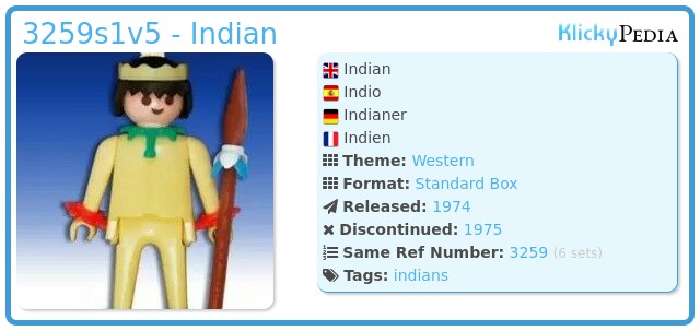 Playmobil 3259s1v5 - Indian