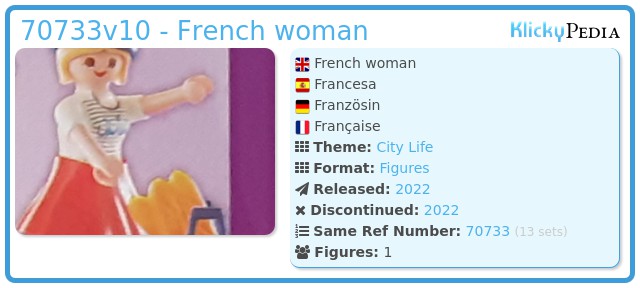 Playmobil 70733v10 - French woman