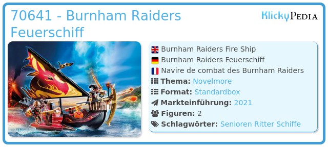 Playmobil 70641 - Burnham Raiders Feuerschiff