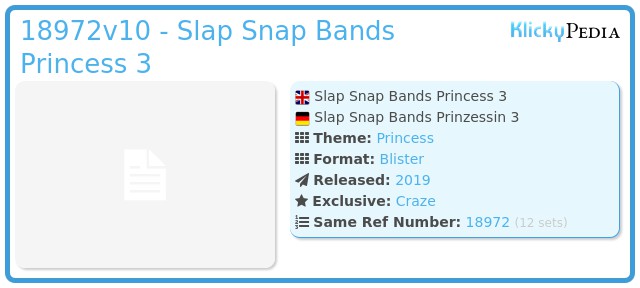Playmobil 18972v10 - Slap Snap Bands Princess 3