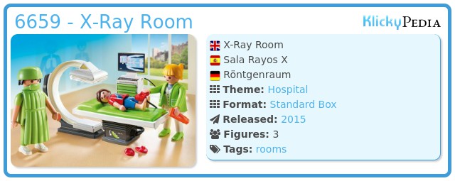 Playmobil 6659 - X-Ray Room
