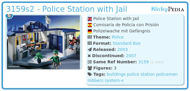 Playmobil 3159s2 - Police Station with Jail