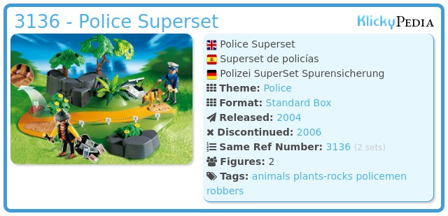 Playmobil 3136 - Police Superset