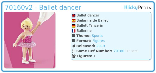 Playmobil 70160v2 - Ballet dancer