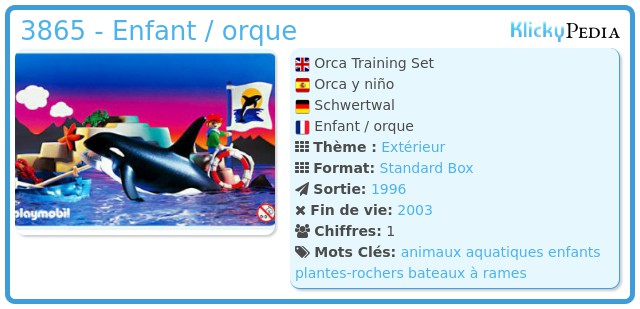 Playmobil 3865 - Enfant / orque