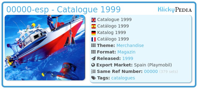 Playmobil 00000-esp - Catalogue 1999