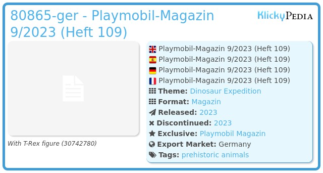 Playmobil 00000-ger - Playmobil-Magazin 6/2023 (Heft 106)