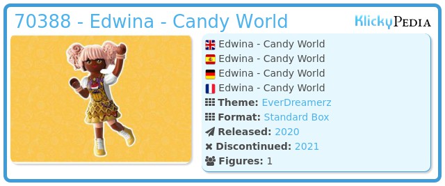 Playmobil 70388 - Edwina - Candy World