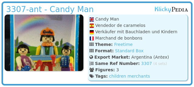 Playmobil 3307-ant - Candy Man