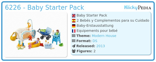 Playmobil 6226 - Baby Starter Pack