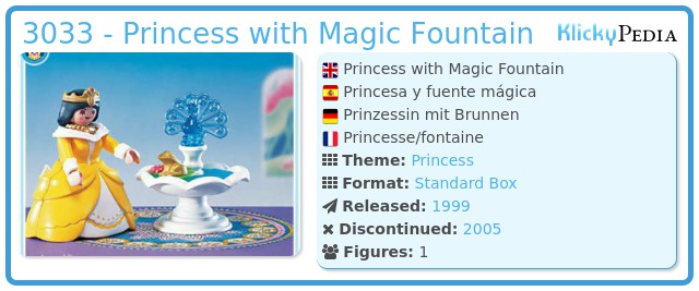 Playmobil 3033 - Princess with Magic Fountain