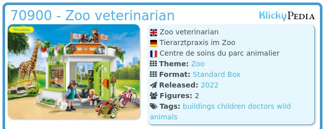 Playmobil 70900 - Zoo veterinarian