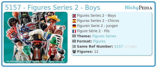 Playmobil 5157 - Figures Series 2 - Boys