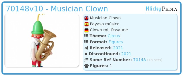 Playmobil 70148v10 - Musician Clown