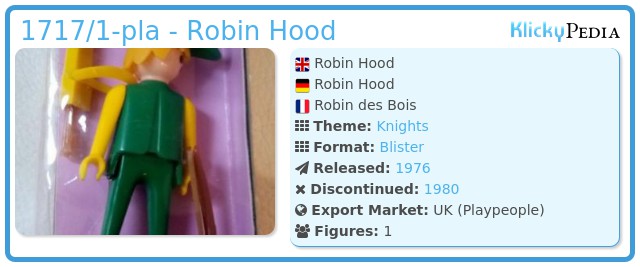Playmobil 1717/1-pla - Robin Hood