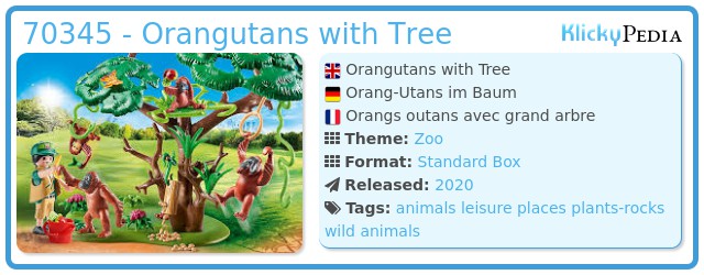 Playmobil 70345 - Orangutans with Tree