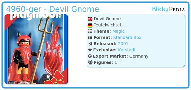 Playmobil 4960-ger - Devil Gnome