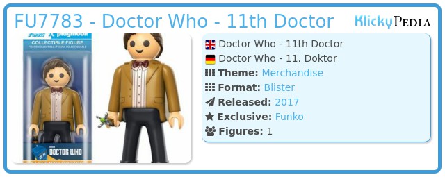 Playmobil FU7783 - Doctor Who - 11th Doctor