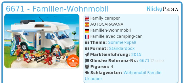 Playmobil 6671 - Familien-Wohnmobil