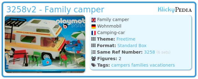 Playmobil 3258v2 - Family camper