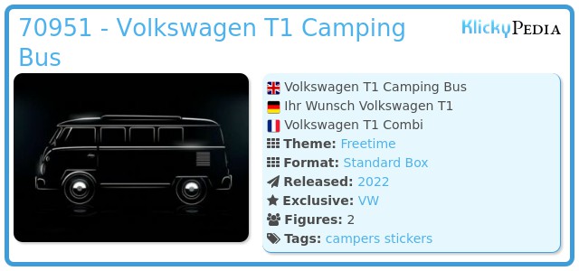 Playmobil 70951 - Volkswagen T1 Camping Bus