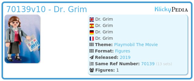 Playmobil 70139v10 - Dr. Grim