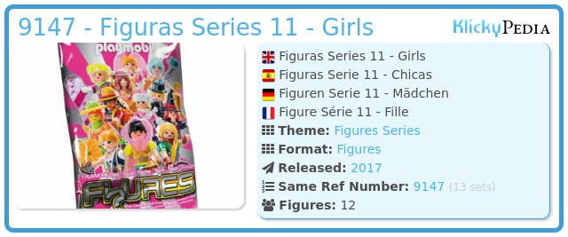 Playmobil 9147 - Figuras Series 11 - Girls