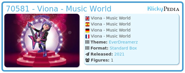 Playmobil 70581 - Viona - Music World