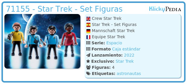 Playmobil 71155 - Star Trek - Set Figuras