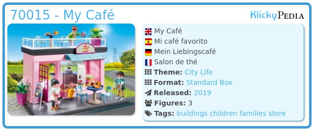 Playmobil 70015 - My Café