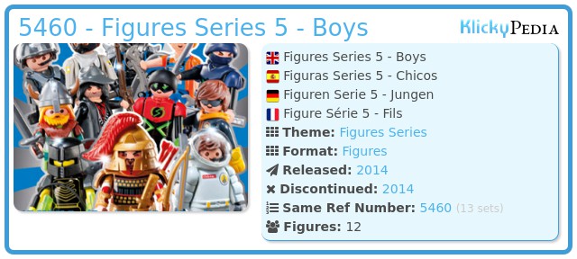 Playmobil 5460 - Figures Series 5 - Boys