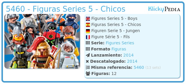Playmobil 5460 - Figuras Series 5 - Chicos