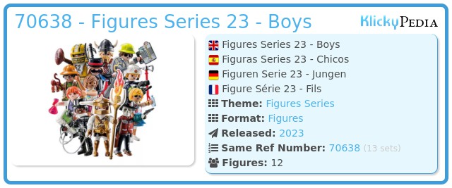Playmobil 70638 - Figures Series 23 - Boys