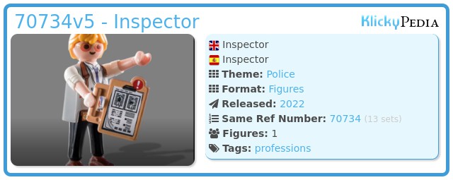 Playmobil 70734v5 - Inspector