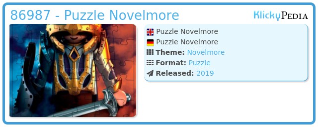 Playmobil 86987 - Puzzle Novelmore