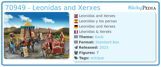 Playmobil 70949 - Leonidas and Xerxes