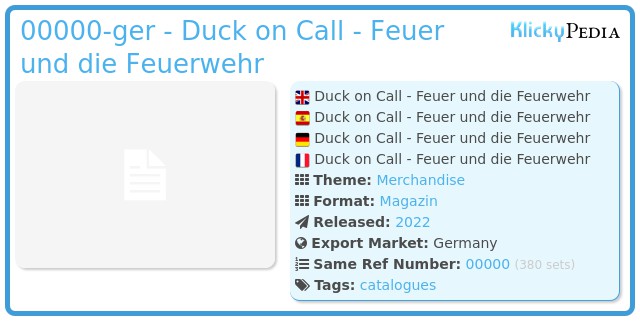 Playmobil 00000-ger - Duck on Call - Feuer und die Feuerwehr