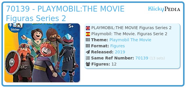 Playmobil Figures 70139 The Movie Series 2 Salty Pirate with swords and Network 