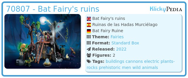 Playmobil 70807 - Bat Fairy's ruins